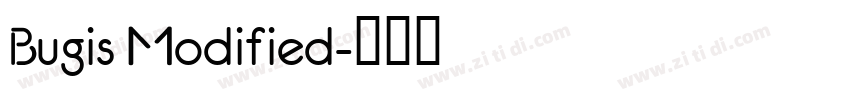 Bugis Modified字体转换